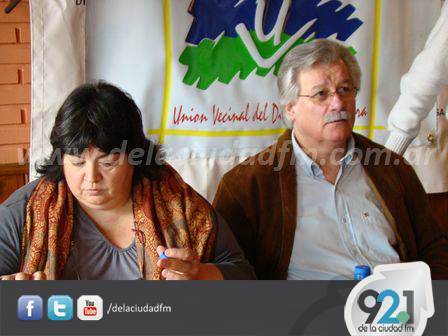 En la imagen Esteban Monti junto a Marcela Guido