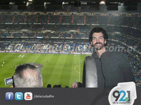 El pigüense Marcos Marcenac presente en el Santiago Bernabeu
